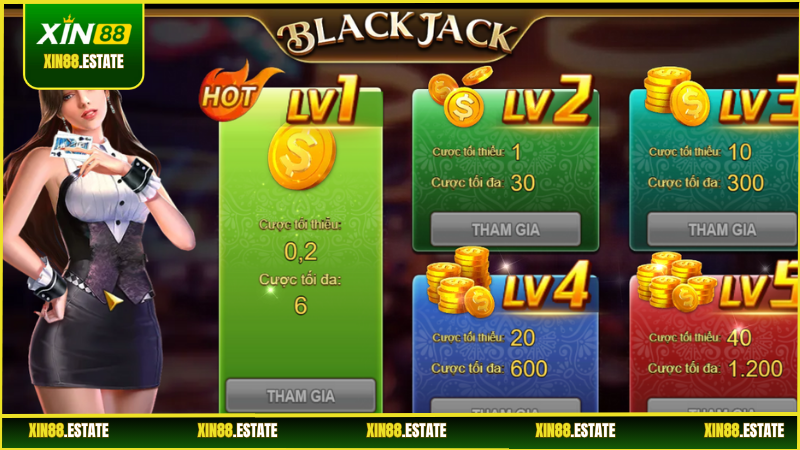 Luật chơi game Xì dách XIN88 khá đơn giản, ai cũng chơi được