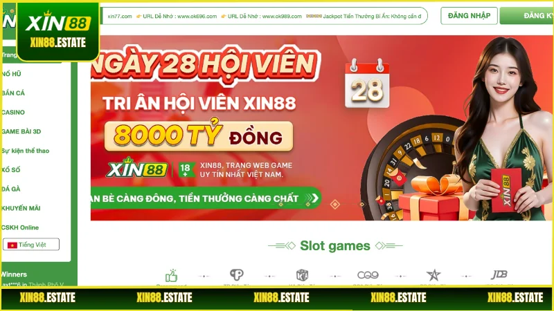 Nhà cái XIN88 mang đến trải nghiệm cá cược đẳng cấp